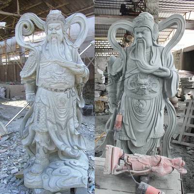 大型石雕关公像 石雕关公雕塑厂家