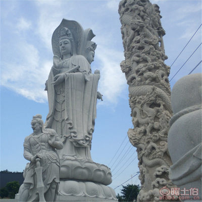 【福建厂家供应 石雕观音花岗岩观音菩萨佛像雕塑寺庙供奉摆件】惠安县磊石石雕工艺品店 - 产品库